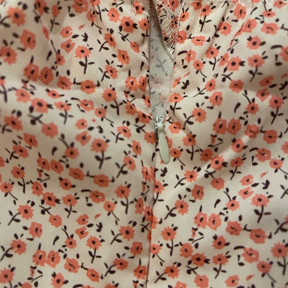 Pink floral mini dress dress size L - Picture 5 of 9